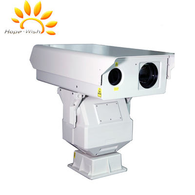 Night Vision PTZ Long Range Infrared Camera Dengan 3km Laser Illumination